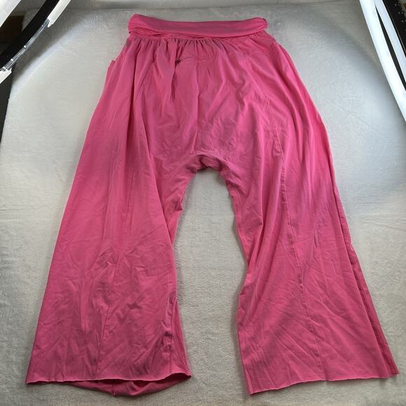 Free People FP Movement XL Hot Shot Sport Pants Hot Neon Pink Slouchy Oversized - Picture 11 of 16